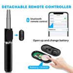 Laptop, Telefoane si Tablete - Telefoane mobile si accesorii - Accesorii Telefoane - Selfie stick-uri - Selfie Stick Stabil cu Trepied si Telecomanda, 103cm, Techsuit (Q02), negru - Infinity.ro