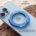 Laptop, Telefoane si Tablete - Telefoane mobile si accesorii - Accesorii Telefoane - Suport si docking telefoane - Suport Rotund pentru Telefon, Techsuit (MPR3), albastru - Infinity.ro