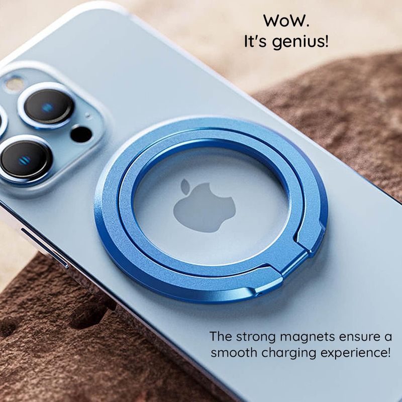 Laptop, Telefoane si Tablete - Telefoane mobile si accesorii - Accesorii Telefoane - Suport si docking telefoane - Suport Rotund pentru Telefon, Techsuit (MPR3), albastru - Infinity.ro