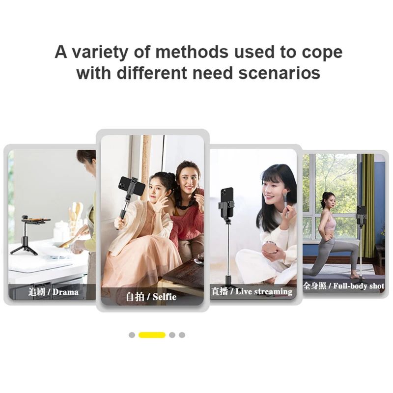 Laptop, Telefoane si Tablete - Telefoane mobile si accesorii - Accesorii Telefoane - Selfie stick-uri - Selfie Stick cu Trepied si Telecomanda, 76cm, Mini, Techsuit (Q11s), negru - Infinity.ro