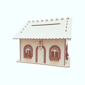 Casa de dar pentru nunta din lemn - model rustic
