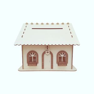Casa de dar pentru nunta din lemn - model rustic
