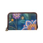 Fashion, accesorii si bijuterii - Femei - Accesorii femei - Portofele femei - Portofel Willow, Pip Studio, Dark Blue, 18x3x11 cm, colectia Flores Felices - Infinity.ro