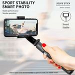 Laptop, Telefoane si Tablete - Telefoane mobile si accesorii - Accesorii Telefoane - Selfie stick-uri - Selfie Stick cu Trepied si Telecomanda, 86cm, Techsuit (L08), negru - Infinity.ro