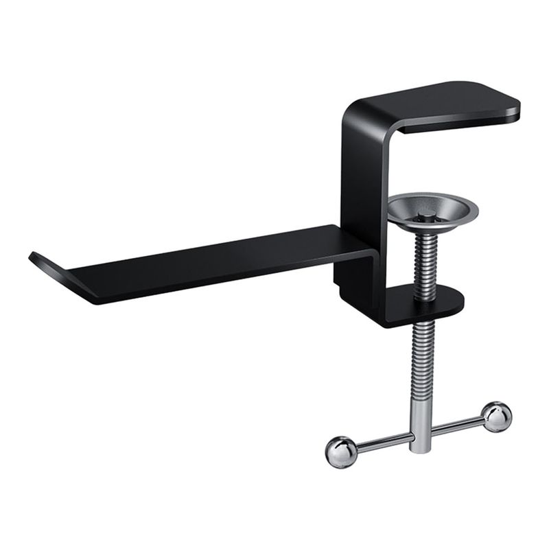 Carti si Birotica - Birotica - Accesorii de birou - Suporturi accesorii birou - Suport Birou Multifunctional, Organizator Genti si Casti, Techsuit (DH1), negru - Infinity.ro