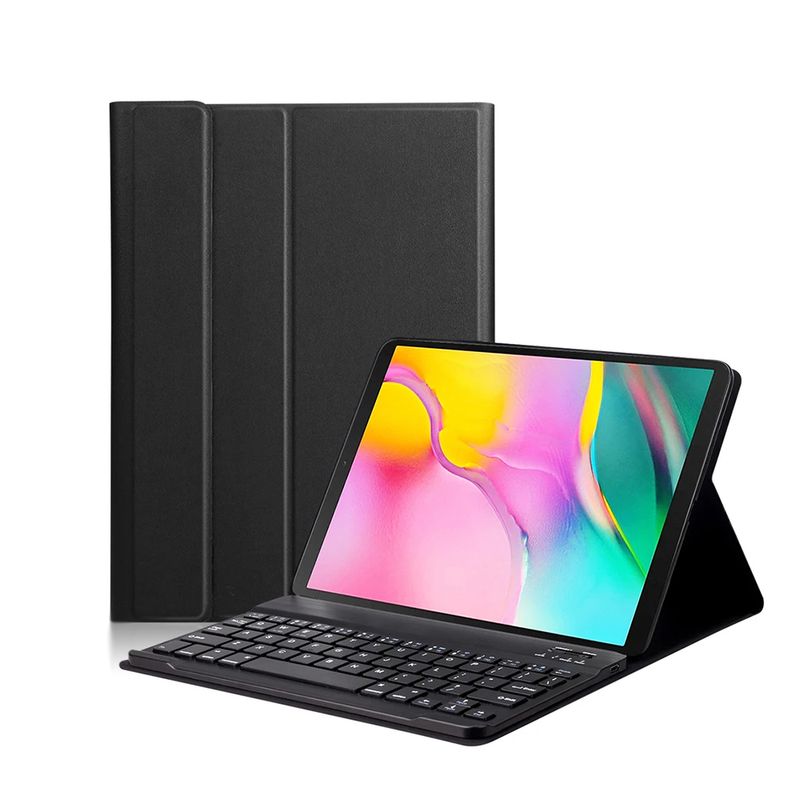 Laptop, Telefoane si Tablete - Tablete si accesorii tablete - Accesorii Tablete - Huse tablete - Husa cu Tastatura pentru Samsung Galaxy Tab S9 Plus, Techsuit CozyTab Case, negru - Infinity.ro