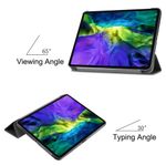 Laptop, Telefoane si Tablete - Tablete si accesorii tablete - Accesorii Tablete - Huse tablete - Husa pentru Apple iPad Pro 12.9 (2018/2020/2021/2022), Techsuit FoldPro, negru - Infinity.ro