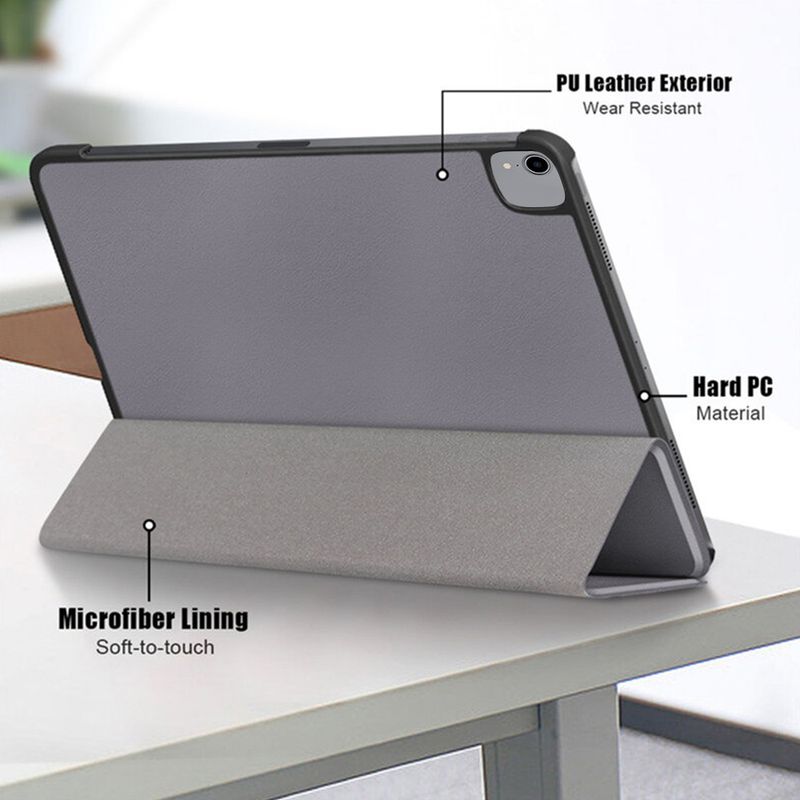 Laptop, Telefoane si Tablete - Tablete si accesorii tablete - Accesorii Tablete - Huse tablete - Husa pentru Apple iPad Pro 12.9 (2018/2020/2021/2022), Techsuit FoldPro, negru - Infinity.ro