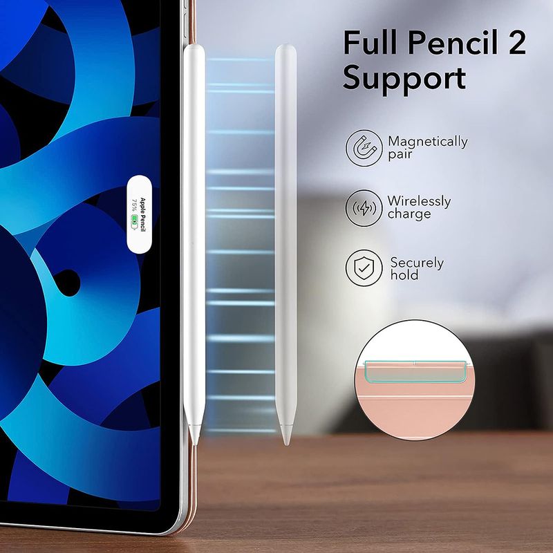 Laptop, Telefoane si Tablete - Tablete si accesorii tablete - Accesorii Tablete - Huse tablete - Husa pentru iPad Pro 11 2018/iPad Air 4/5/6 (2020/2022/2024), ESR Rebound Magnetic, Rose auriu - Infinity.ro