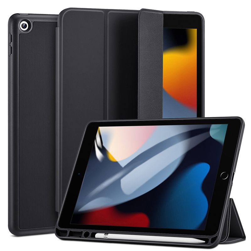 Laptop, Telefoane si Tablete - Tablete si accesorii tablete - Accesorii Tablete - Huse tablete - Husa pentru iPad 10.2" (2019/2020/2021), ESR Rebound Pencil, negru - Infinity.ro