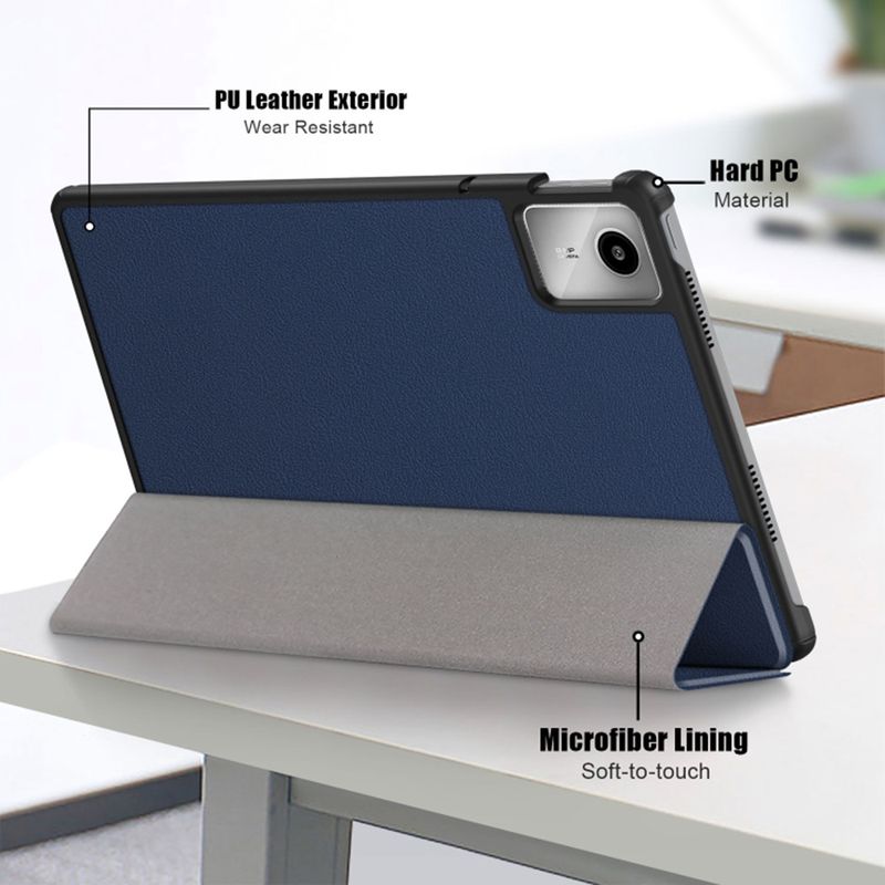 Laptop, Telefoane si Tablete - Tablete si accesorii tablete - Accesorii Tablete - Huse tablete - Husa pentru Lenovo Tab M11, Techsuit FoldPro, albastru - Infinity.ro