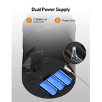 Petshop - Accesorii petshop - Castroane si adapatori - Hranitor Automat C Tech®, Capacitate rezervor 4L, Bol Inox Inclus, Sunet Hranire, Programabil, Usor de pliat si trasport - Infinity.ro