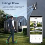 Casa si Gradina - Electrice - Smart Home - Camere de supraveghere - Camera de supraveghere WIFI C Tech® 1 lentila unghi largx0.5 UltraHD 4K lumina cu led alarma senzor miscare+64GB SD card - Infinity.ro