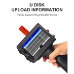 PC, gaming si accesorii - Imprimante, scanere & consumabile - Imprimante - Imprimante termice - Imprimanta portabila C Tech® Inkjet, ecran tactil, suprafete multiple cartus negru integrat, distanta imprimare 2-25.4mm - Infinity.ro