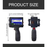 PC, gaming si accesorii - Imprimante, scanere & consumabile - Imprimante - Imprimante termice - Imprimanta portabila C Tech® Inkjet, ecran tactil, suprafete multiple cartus negru integrat, distanta imprimare 2-25.4mm - Infinity.ro