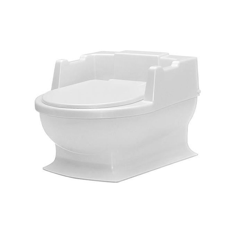 Jucarii, Copii si Bebe - Igiena si ingrijire - Baia bebelusului - Olite si reductoare WC - Minitoaleta SitzFritz pentru copii, olita educationala, 18+ luni, alba, Reer 44220 - Infinity.ro