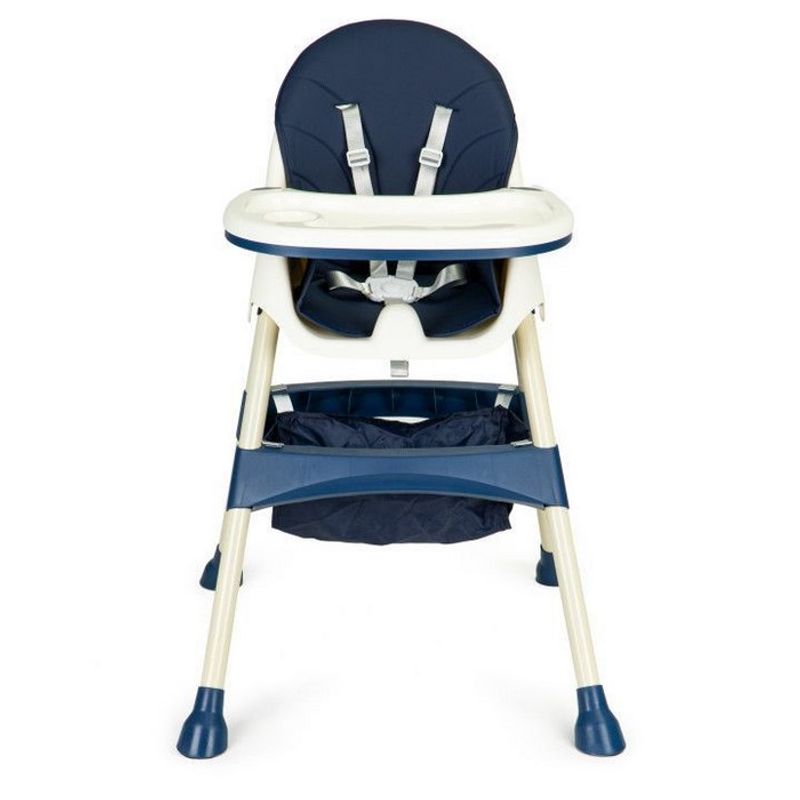 Jucarii, Copii si Bebe - Hrana si alaptare - Scaune de masa bebe - Scaun de masa 2 in 1 Ecotoys HC-823 - Bleumarin - Infinity.ro