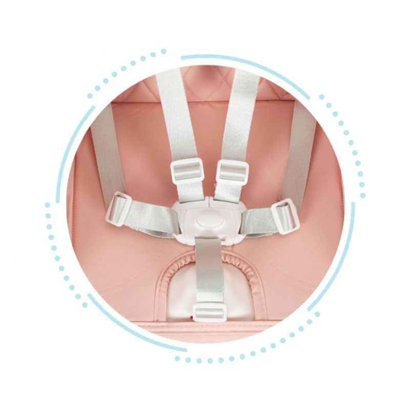 Jucarii, Copii si Bebe - Hrana si alaptare - Scaune de masa bebe - Scaun de masa 3 in 1 pentru copii Ecotoys HA-009 - Roz - Infinity.ro