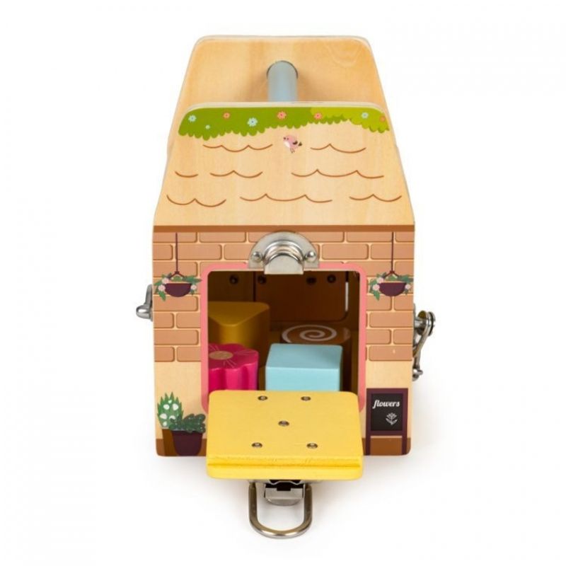 Jucarii, Copii si Bebe - Jucarii si jocuri - Jucarii & jocuri educative - Jucarii interactive - Jucarie interactiva din lemn sub forma de cub cu sortator Ecotoys 2555 - Infinity.ro