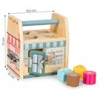 Jucarii, Copii si Bebe - Jucarii si jocuri - Jucarii & jocuri educative - Jucarii interactive - Jucarie interactiva din lemn sub forma de cub cu sortator Ecotoys 2555 - Infinity.ro