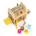 Jucarii, Copii si Bebe - Jucarii si jocuri - Jucarii & jocuri educative - Jucarii interactive - Jucarie interactiva din lemn sub forma de cub cu sortator Ecotoys 2555 - Infinity.ro