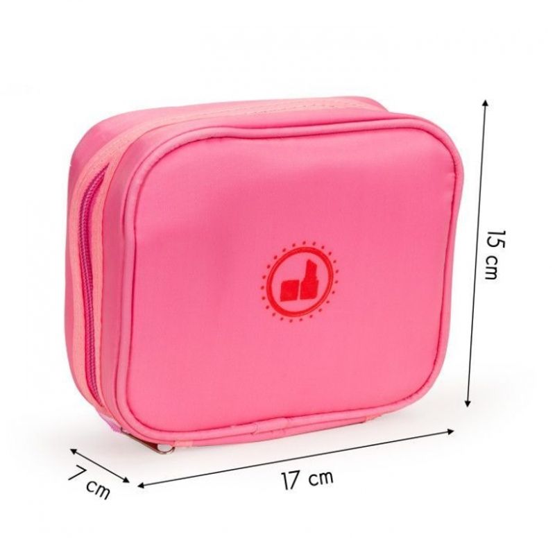 Jucarii, Copii si Bebe - Jucarii si jocuri - Jucarii & jocuri educative - Jucarii interactive - Gentuta de make-up cu 6 elemente din lemn Ecotoys PH10C001 - Infinity.ro