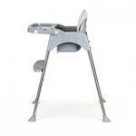 Jucarii, Copii si Bebe - Hrana si alaptare - Scaune de masa bebe - Scaun de masa 2 in 1 cu tapiterie Ecotoys HC-135C - Gri - Infinity.ro
