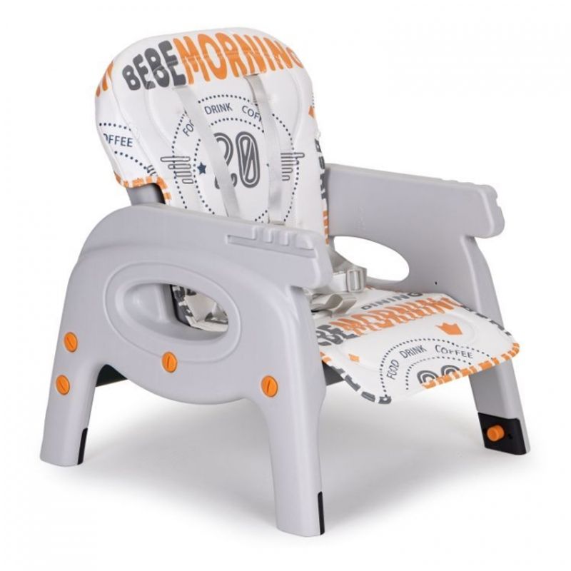 Jucarii, Copii si Bebe - Hrana si alaptare - Scaune de masa bebe - Scaun de masa 2 in 1 pentru copii Ecotoys HA-033 - Portocaliu - Infinity.ro