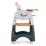 Jucarii, Copii si Bebe - Hrana si alaptare - Scaune de masa bebe - Scaun de masa 2 in 1 pentru copii Ecotoys HA-033 - Portocaliu - Infinity.ro