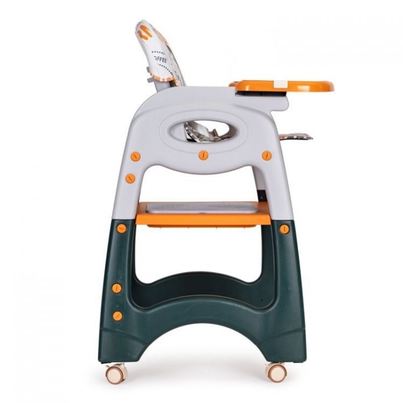 Jucarii, Copii si Bebe - Hrana si alaptare - Scaune de masa bebe - Scaun de masa 2 in 1 pentru copii Ecotoys HA-033 - Portocaliu - Infinity.ro
