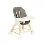 Jucarii, Copii si Bebe - Hrana si alaptare - Scaune de masa bebe - Scaun de masa 2 in 1 pentru copii Ecotoys HA-018 - Gri - Infinity.ro