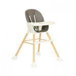 Jucarii, Copii si Bebe - Hrana si alaptare - Scaune de masa bebe - Scaun de masa 2 in 1 pentru copii Ecotoys HA-018 - Gri - Infinity.ro