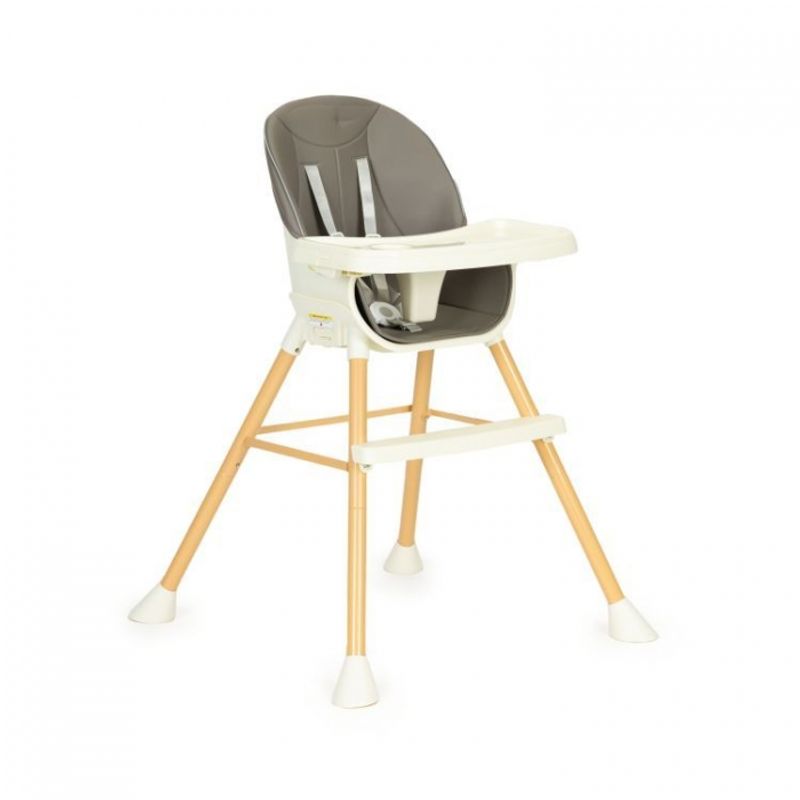 Jucarii, Copii si Bebe - Hrana si alaptare - Scaune de masa bebe - Scaun de masa 2 in 1 pentru copii Ecotoys HA-018 - Gri - Infinity.ro