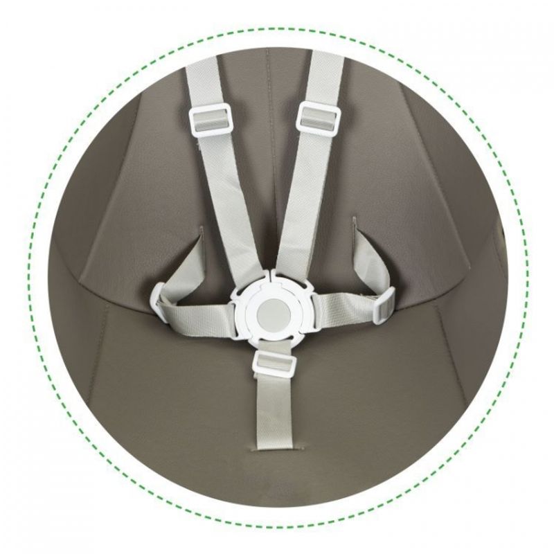 Jucarii, Copii si Bebe - Hrana si alaptare - Scaune de masa bebe - Scaun de masa 2 in 1 pentru copii Ecotoys HA-018 - Gri - Infinity.ro