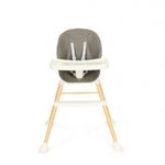 Jucarii, Copii si Bebe - Hrana si alaptare - Scaune de masa bebe - Scaun de masa 2 in 1 pentru copii Ecotoys HA-018 - Gri - Infinity.ro