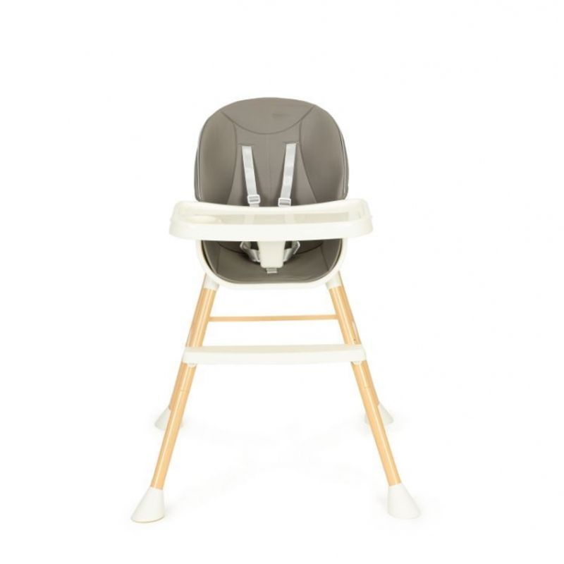 Jucarii, Copii si Bebe - Hrana si alaptare - Scaune de masa bebe - Scaun de masa 2 in 1 pentru copii Ecotoys HA-018 - Gri - Infinity.ro