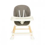Jucarii, Copii si Bebe - Hrana si alaptare - Scaune de masa bebe - Scaun de masa 2 in 1 pentru copii Ecotoys HA-018 - Gri - Infinity.ro