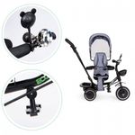 Jucarii, Copii si Bebe - Jucarii si jocuri - Jucarii de exterior - Triciclete - Tricicleta cu sezut rotativ Ecotoys JM-066-9 - Gri - Infinity.ro