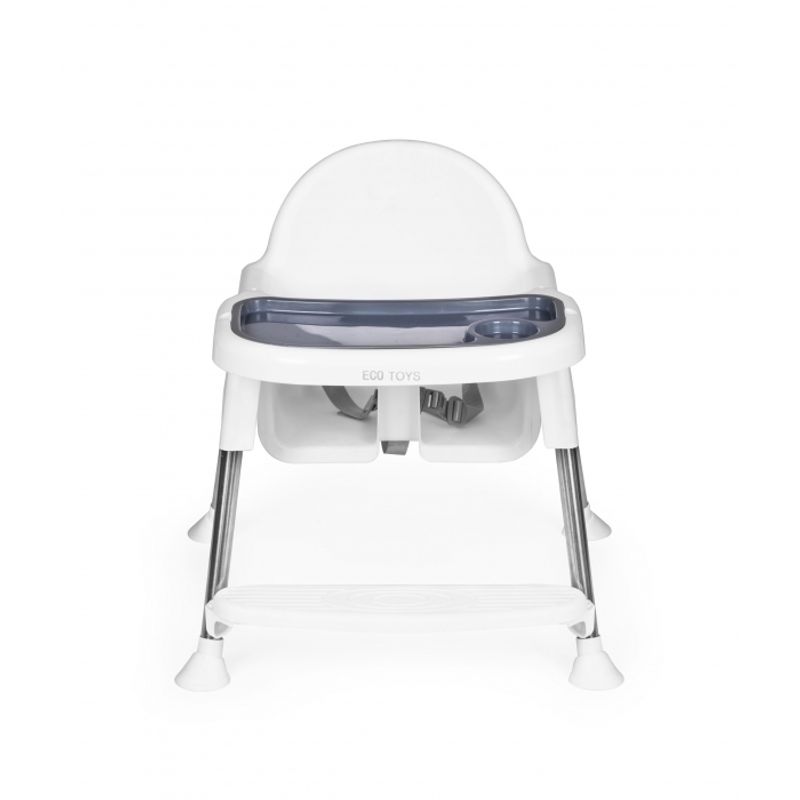 Jucarii, Copii si Bebe - Hrana si alaptare - Scaune de masa bebe - Scaun de masa 2 in 1 Ecotoys HC-135 - Alb - Infinity.ro