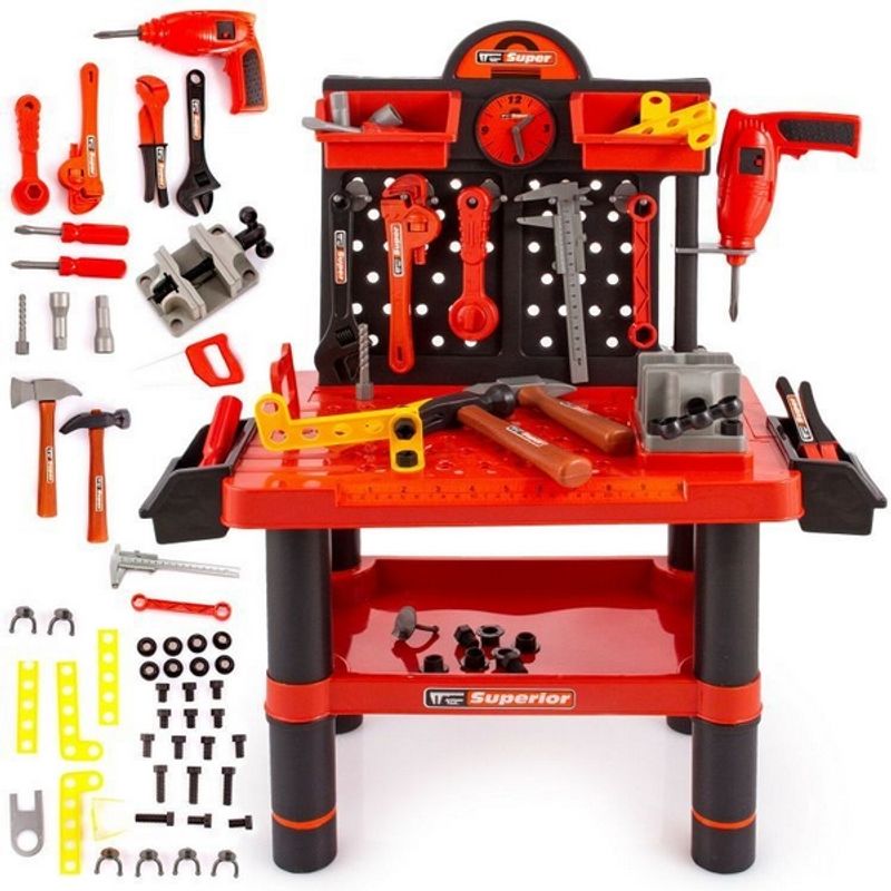 Jucarii, Copii si Bebe - Jucarii si jocuri - Jucarii de rol - Bucatarii copii - Atelier de lucru ECOTOYS pentru copii HC102648 - Infinity.ro