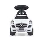 Jucarii, Copii si Bebe - Jucarii si jocuri - Jucarii bebelusi - Jucarii de tras/impins - Masinuta de impins Mercedes Benz SLS AMG – Alb - Infinity.ro