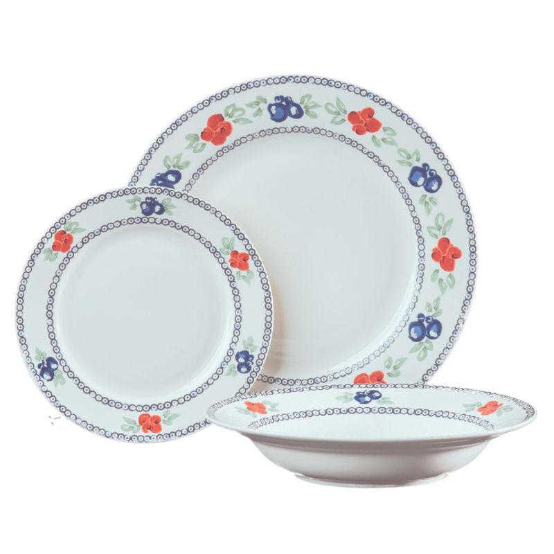 Casa si Gradina - Bucatarie si vesela - Vesela si tacamuri - Farfurii si boluri - Farfurie adanca 23cm, portelan, AMBITION Kalina - Infinity.ro