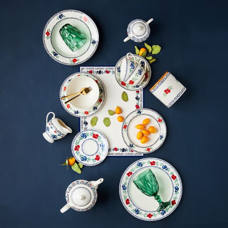 Casa si Gradina - Bucatarie si vesela - Vesela si tacamuri - Farfurii si boluri - Farfurie adanca 23cm, portelan, AMBITION Kalina - Infinity.ro