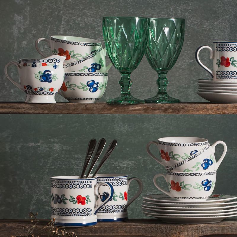 Casa si Gradina - Bucatarie si vesela - Vesela si tacamuri - Farfurii si boluri - Farfurie adanca 23cm, portelan, AMBITION Kalina - Infinity.ro