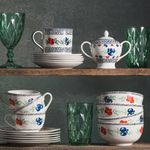 Casa si Gradina - Bucatarie si vesela - Vesela si tacamuri - Farfurii si boluri - Farfurie desert 19cm, portelan, AMBITION Kalina - Infinity.ro