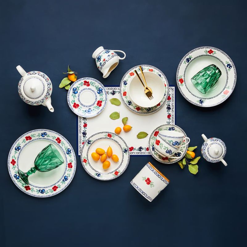 Casa si Gradina - Bucatarie si vesela - Organizare si depozitare bucatarie - Suporturi tacamuri si vase - Suport farfurie laminat 39x28cm, marin, AMBITION Kalina - Infinity.ro