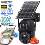 Casa si Gradina - Electrice - Smart Home - Camere de supraveghere - Camera de supraveghere duala, de exterior, bluetooth, zoom optic 10x, viziune nocturna, IP66 - Infinity.ro