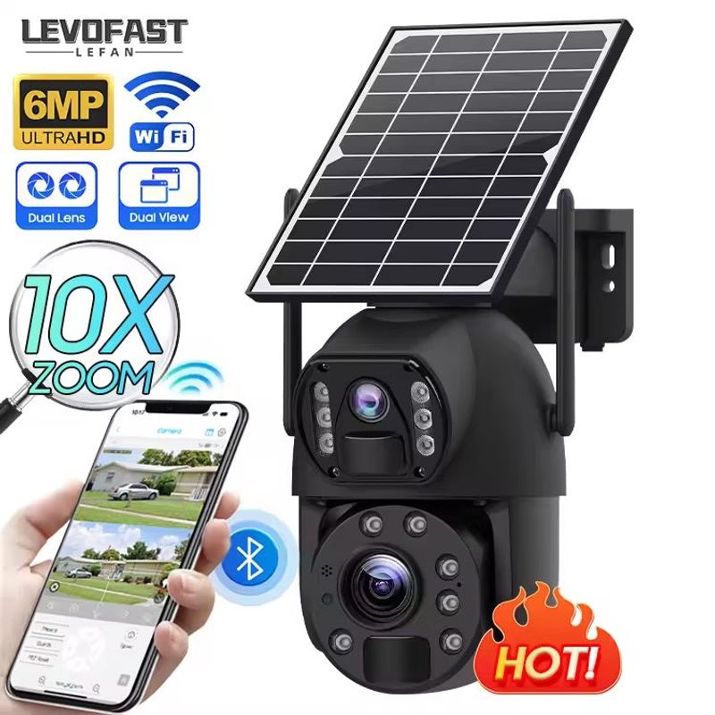 Casa si Gradina - Electrice - Smart Home - Camere de supraveghere - Camera de supraveghere duala, de exterior, bluetooth, zoom optic 10x, viziune nocturna, IP66 - Infinity.ro