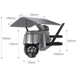 Casa si Gradina - Electrice - Smart Home - Camere de supraveghere - Camera de supraveghere solara SIM 4G 4MP, de exterior, cu senzor miscare si panou solar, IR, negru - Infinity.ro