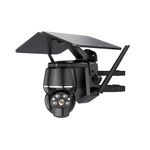 Casa si Gradina - Electrice - Smart Home - Camere de supraveghere - Camera de supraveghere solara SIM 4G 4MP, de exterior, cu senzor miscare si panou solar, IR, negru - Infinity.ro